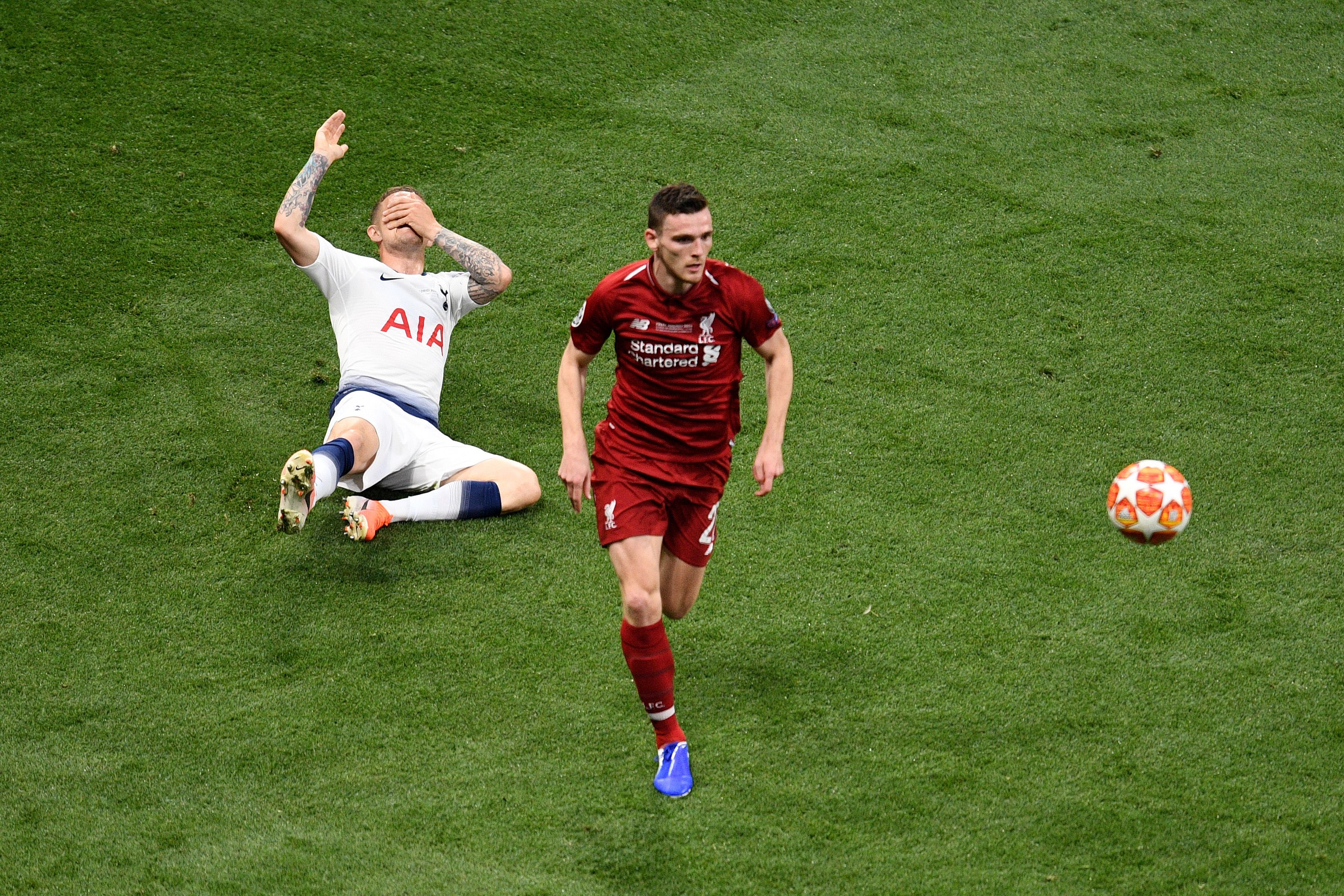 Andrew Robertson Trippier Tottenham Liverpool Champions League
