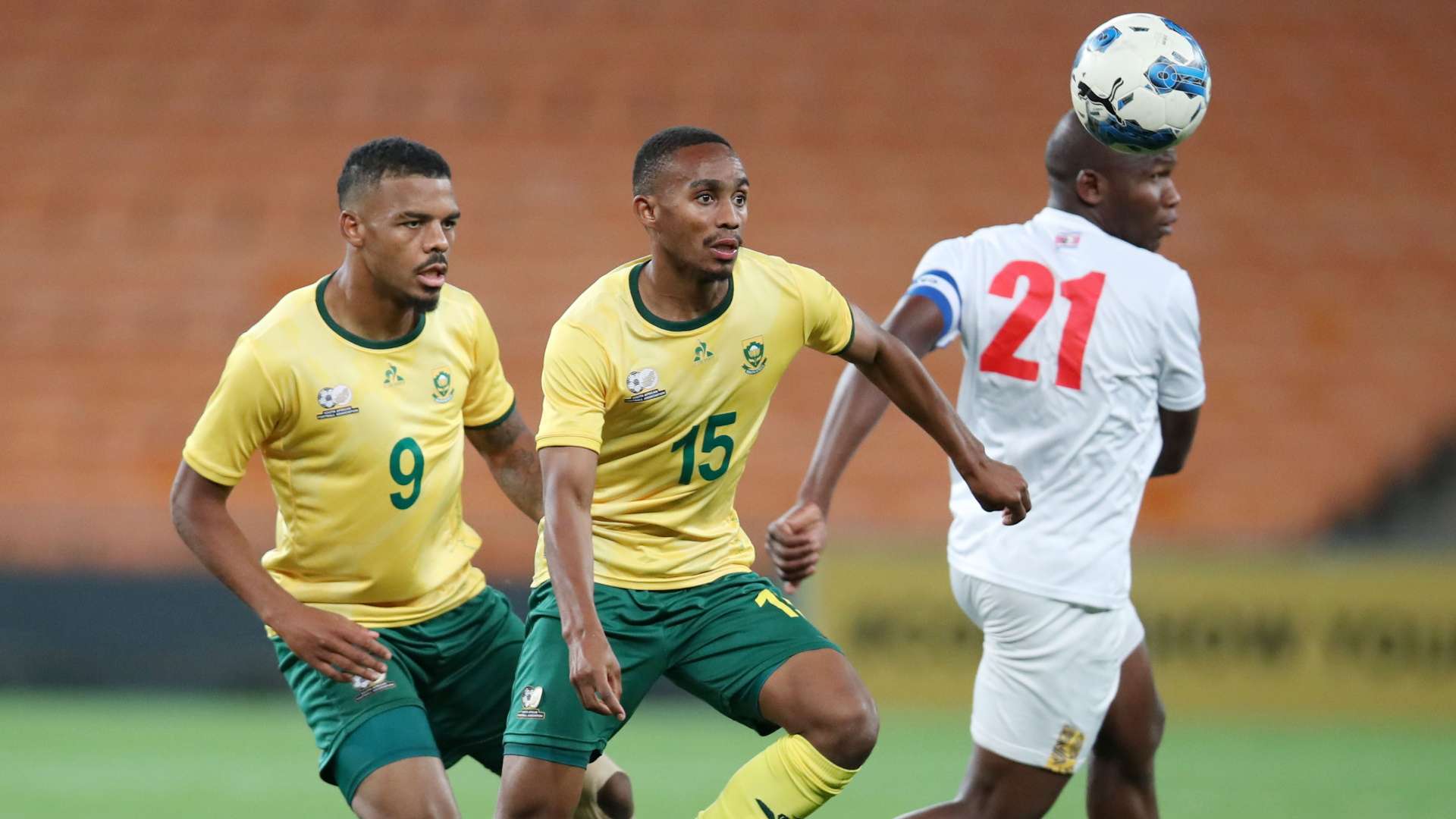 Njabulo Blom, Lyle Foster, Sifiso Matse, Bafana Bafana vs Eswatini, October 2023