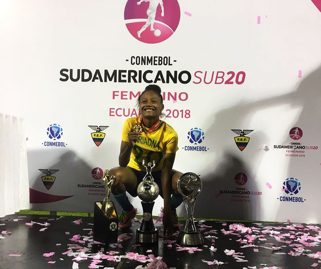 Ary Borges Campeã Sul-Americano Sub-20 Feminino