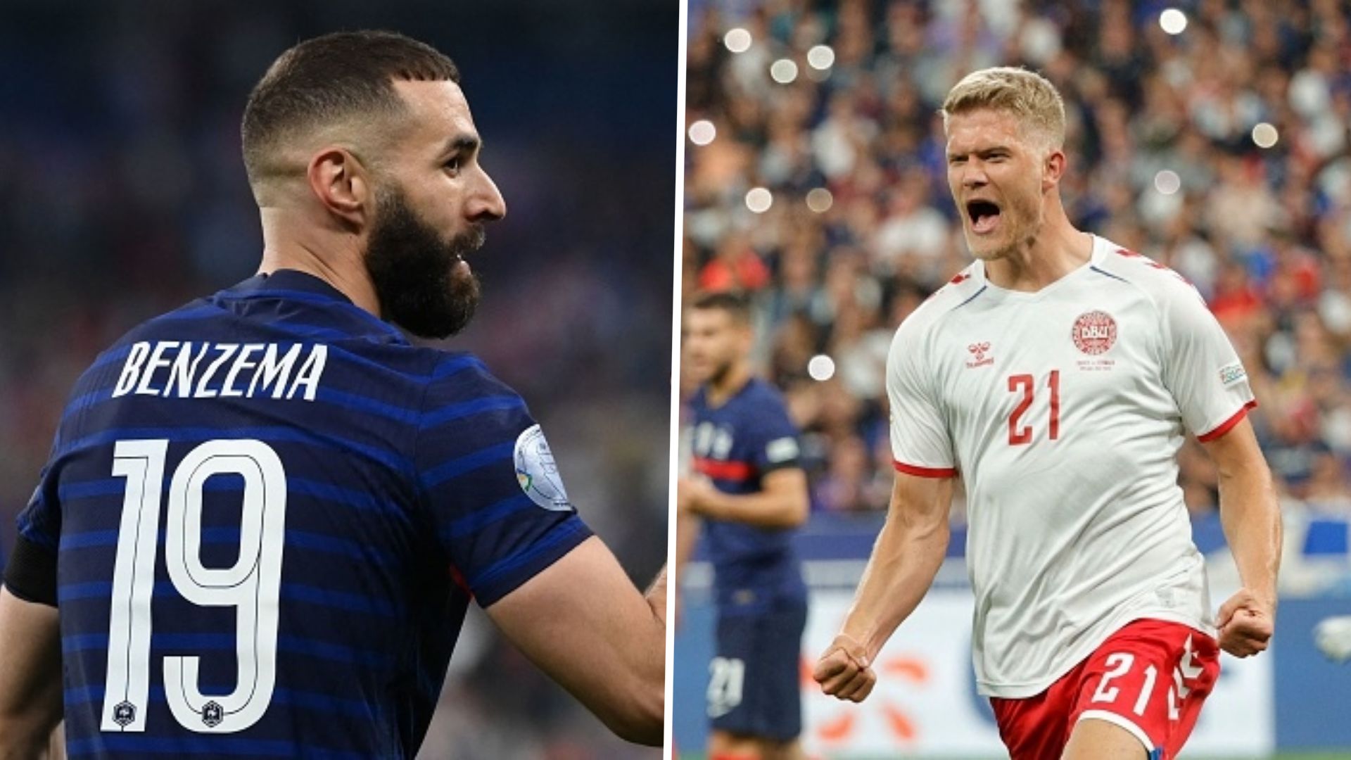 Karim Benzema & Andreas Cornelius