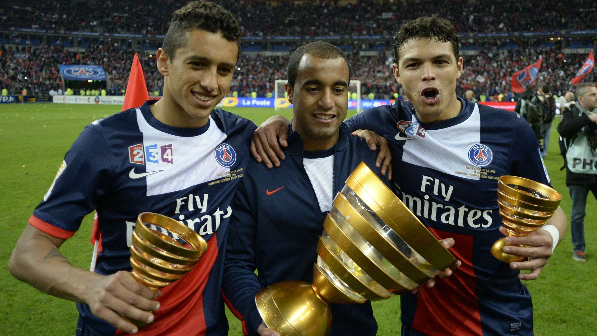 Thiago Silva Lucas Marquinhos PSG