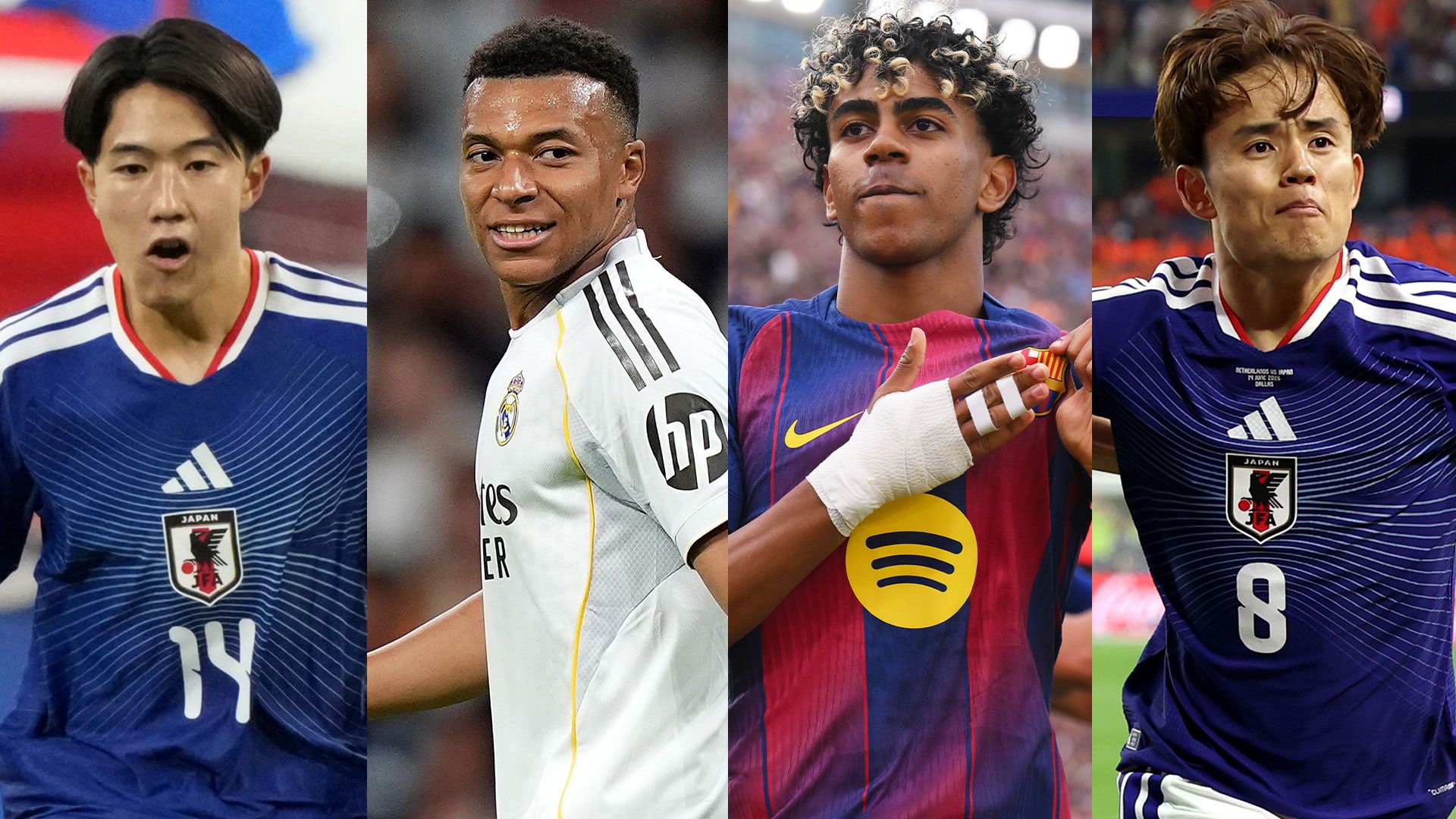 sato mbappe yamal kubo