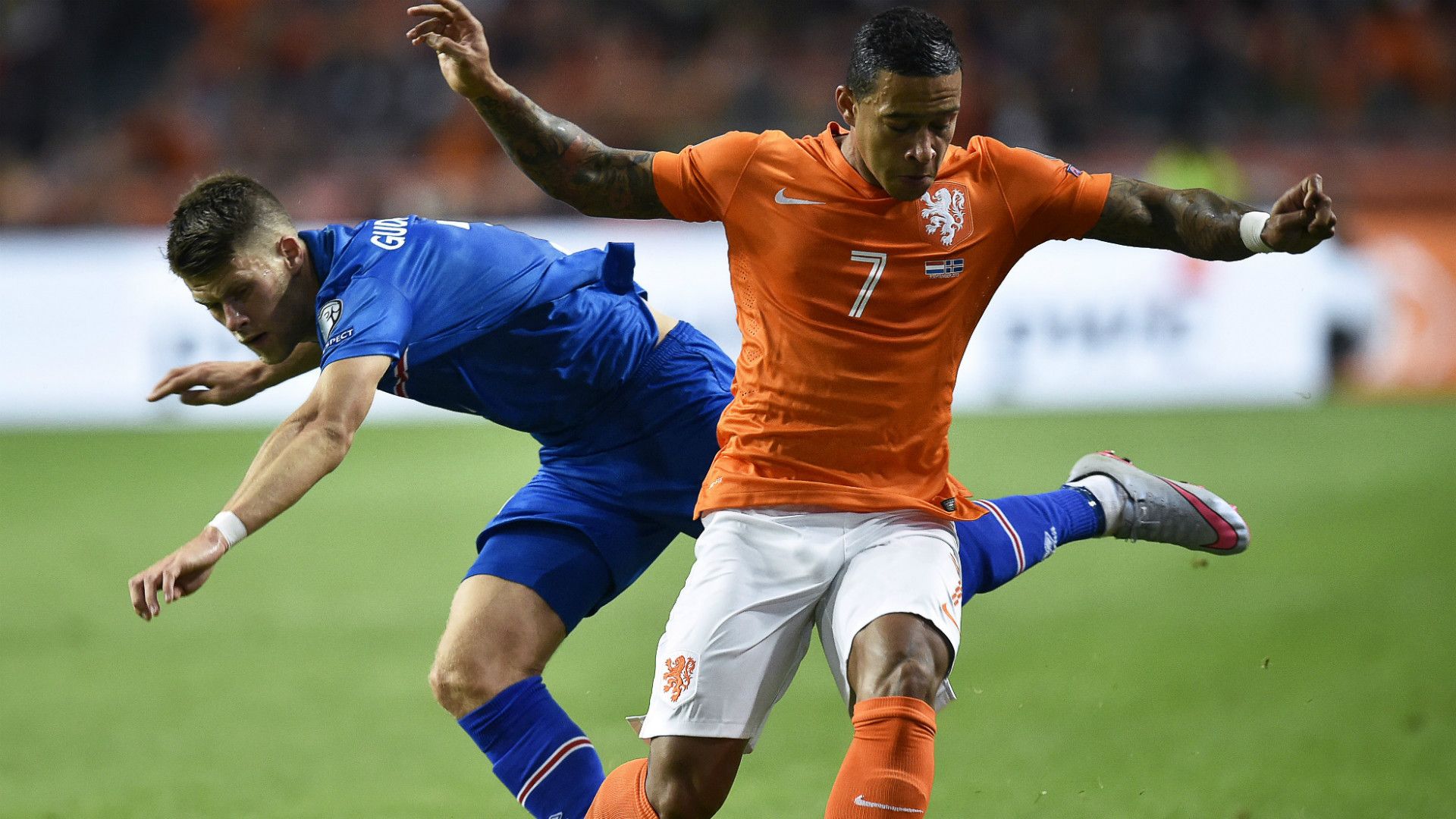 Memphis Depay Netherlands Iceland EC Qualification 03092015