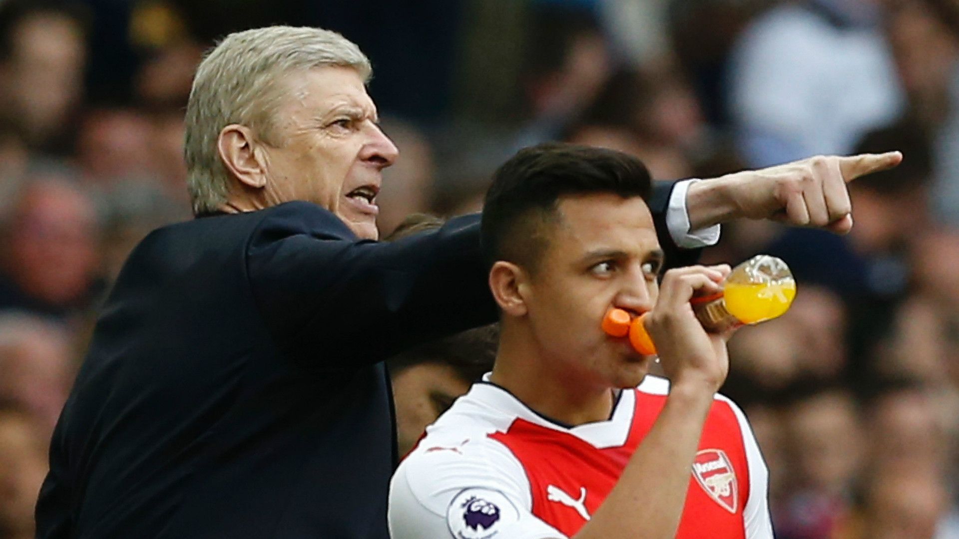 Arsene Wenger Alexis Sanchez Arsenal