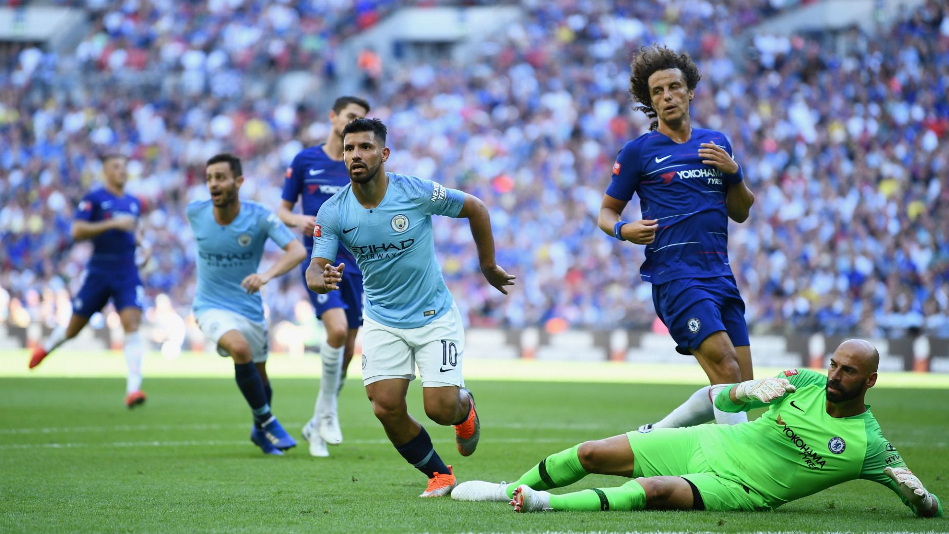Chelsea Manchester City Community Shield 2018 Sergio Aguero