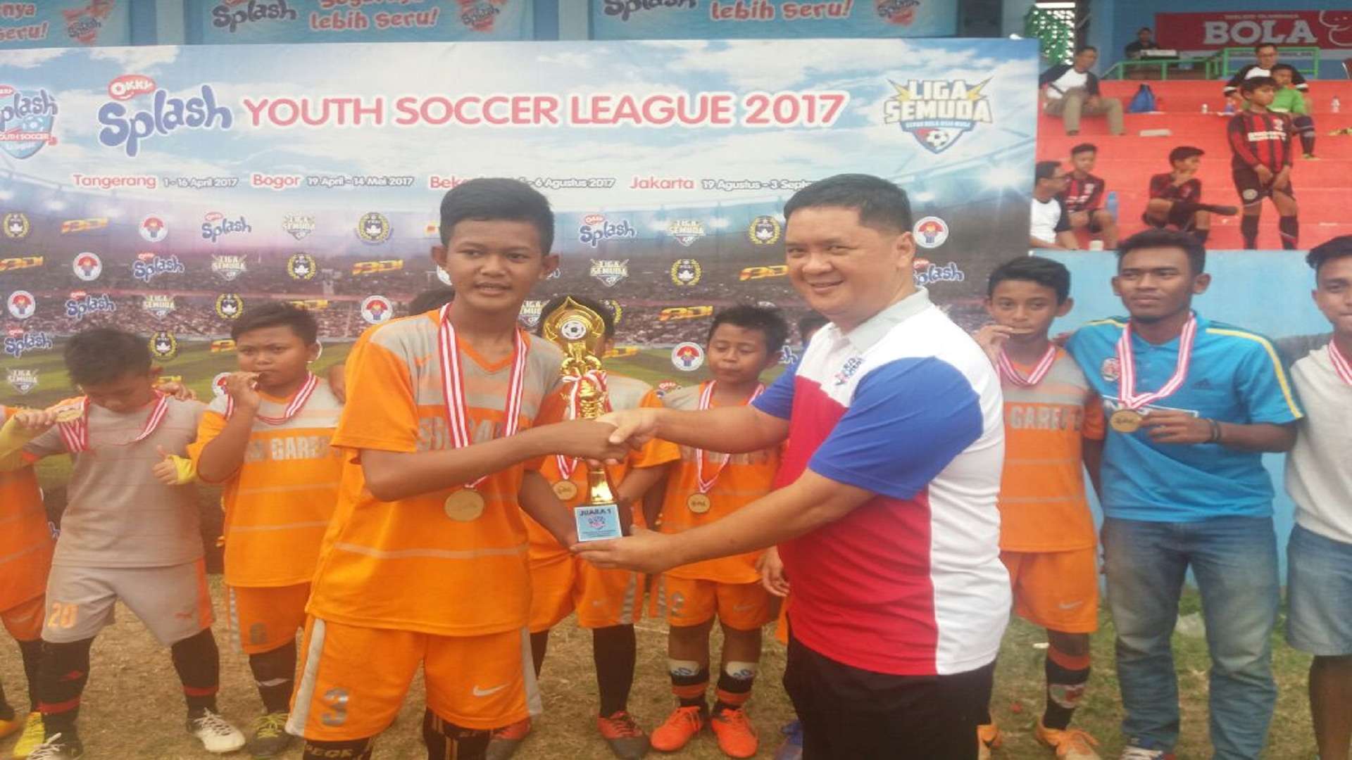 SSB Garecs Juara Okky Splash Youth League U-12 Jakarta