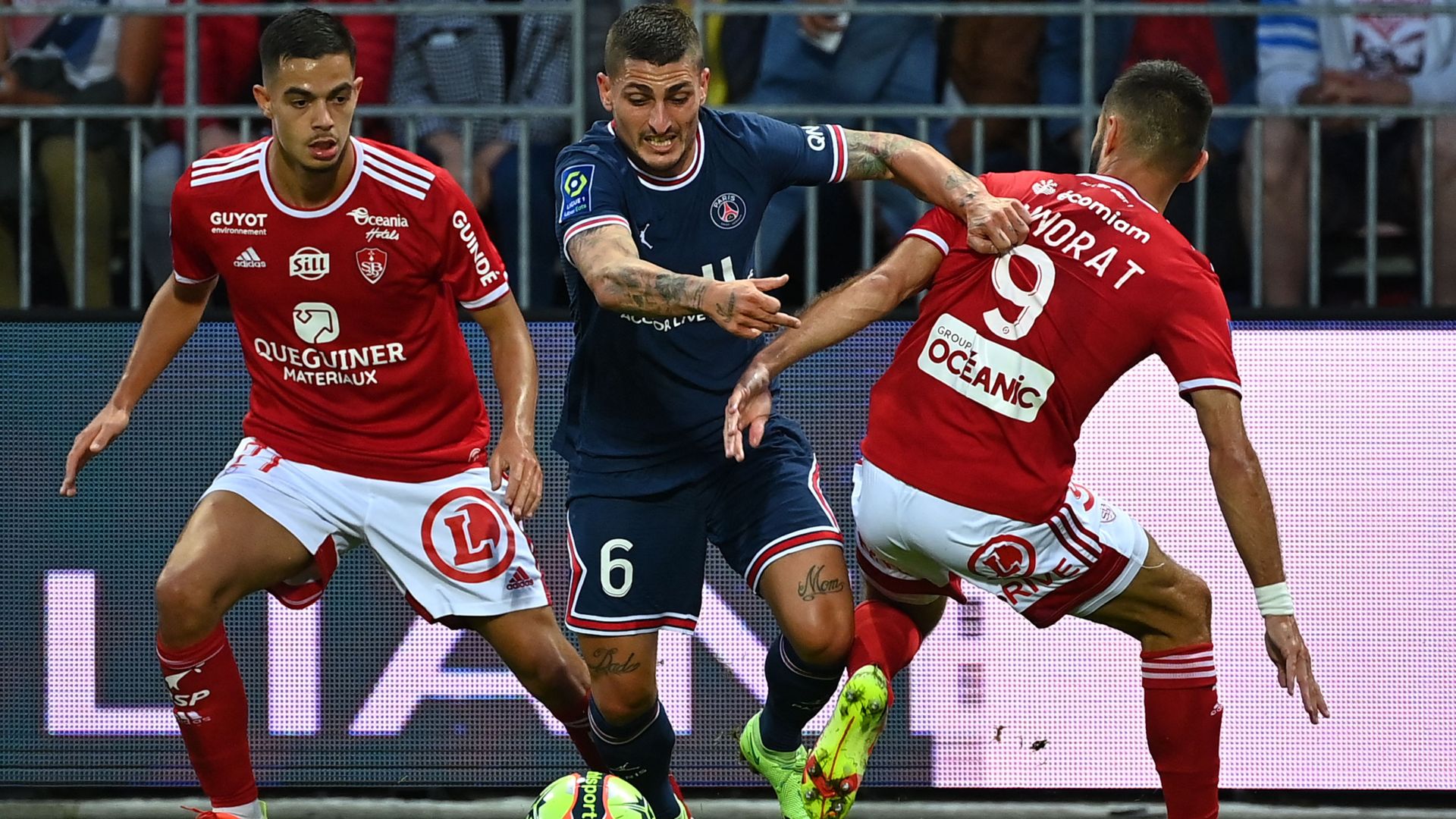 Marco Verratti Brest PSG