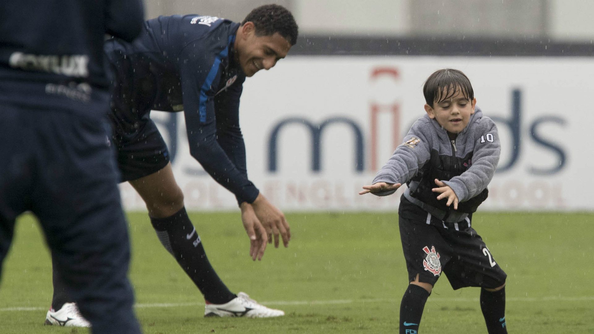 Pablo e Henrique (filho de Fagner) - Corinthians - 5/05/2017