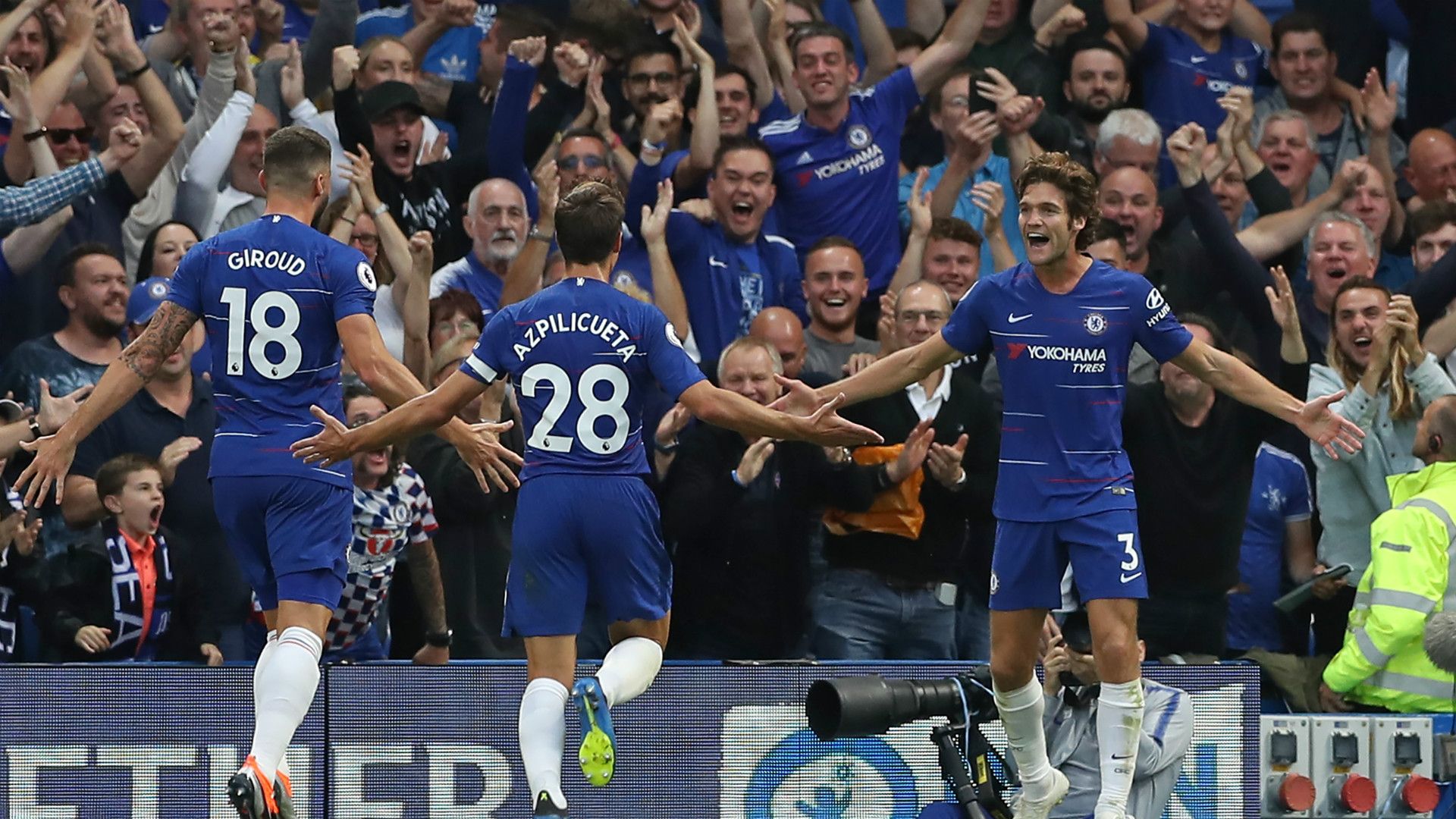 Marcos Alonso Chelsea Arsenal 18082018