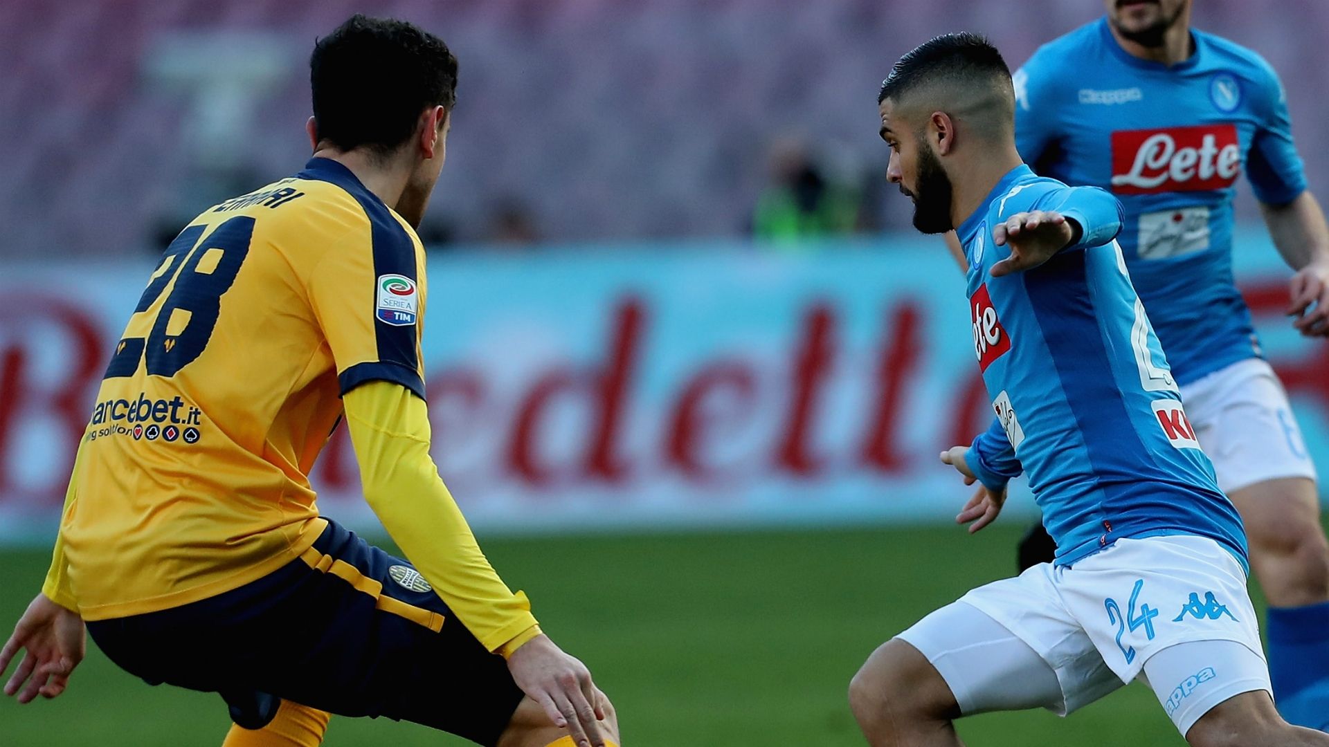 Insigne Alex Ferrari Napoli Verona Serie A