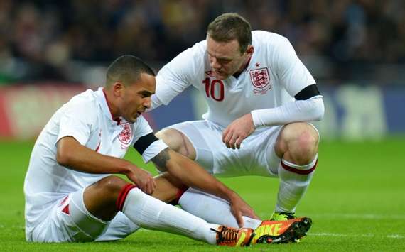 Theo Walcott - Wayne Rooney, England v Brazil - International Friendly