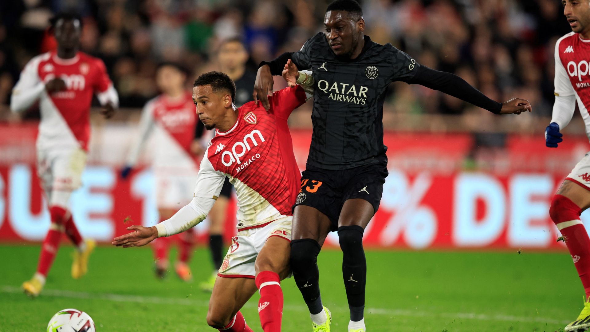 Thilo Kehrer Randal Kolo Muani Monaco PSG Ligue 1 01032024
