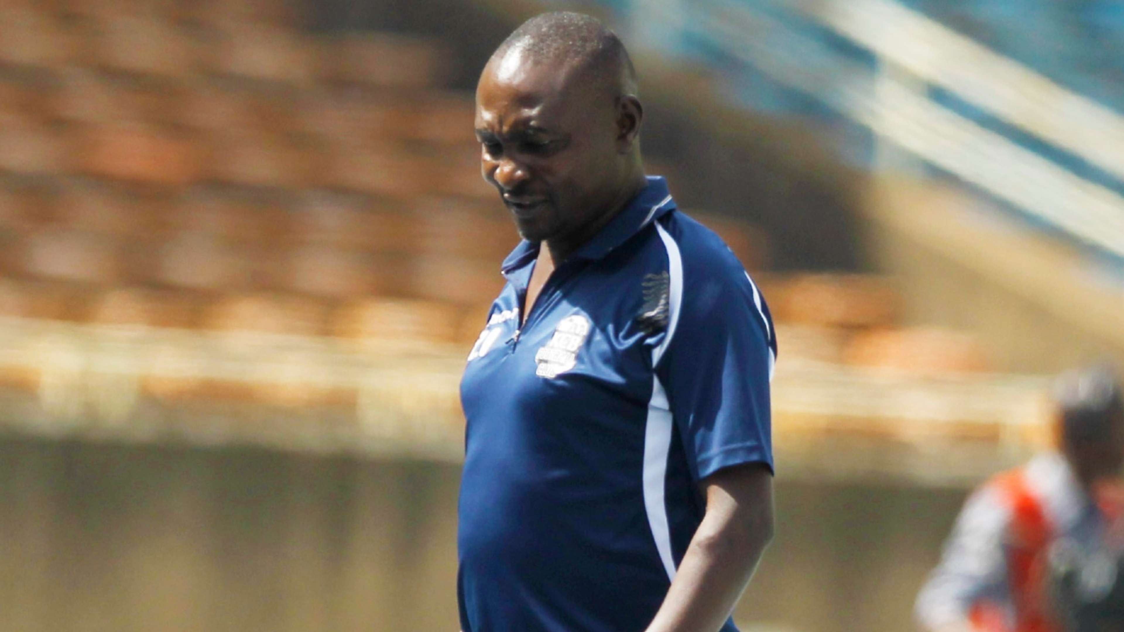 KCB coach Zedekiah Otieno vs Gor Mahia.