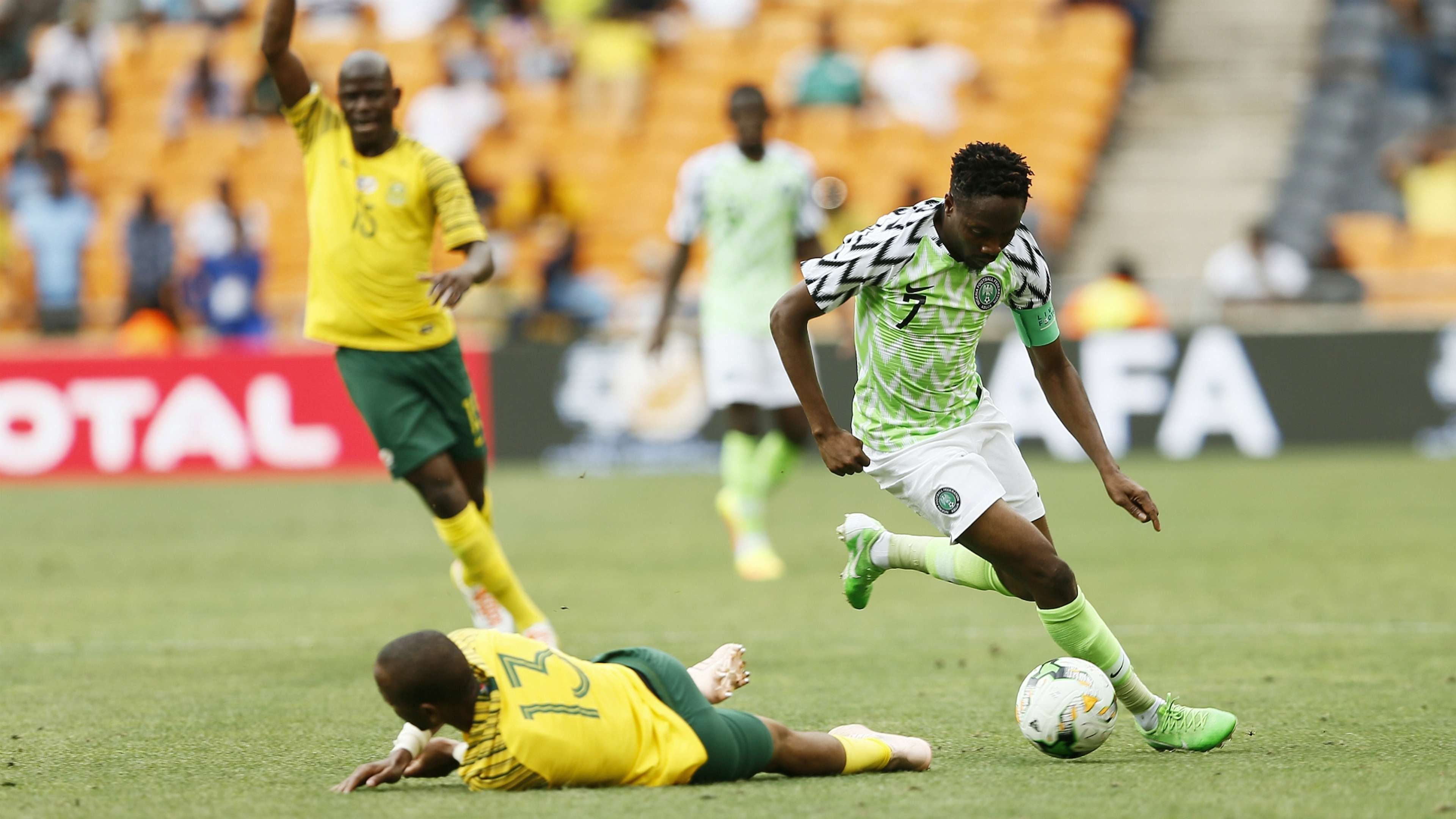 Tiyani Mabunda, Ahmed Musa- South Africa vs. Nigeria