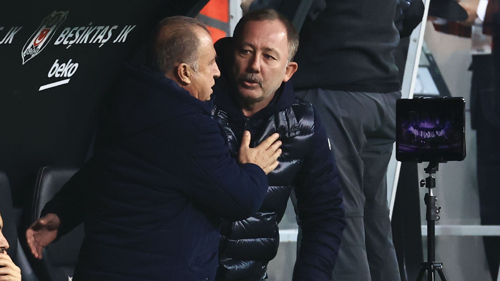 Sergen Yalçın Fatih Terim Beşiktaş vs Galatasaray 10252021