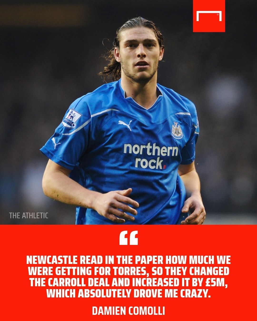 Andy Carroll Newcastle Liverpool GFX