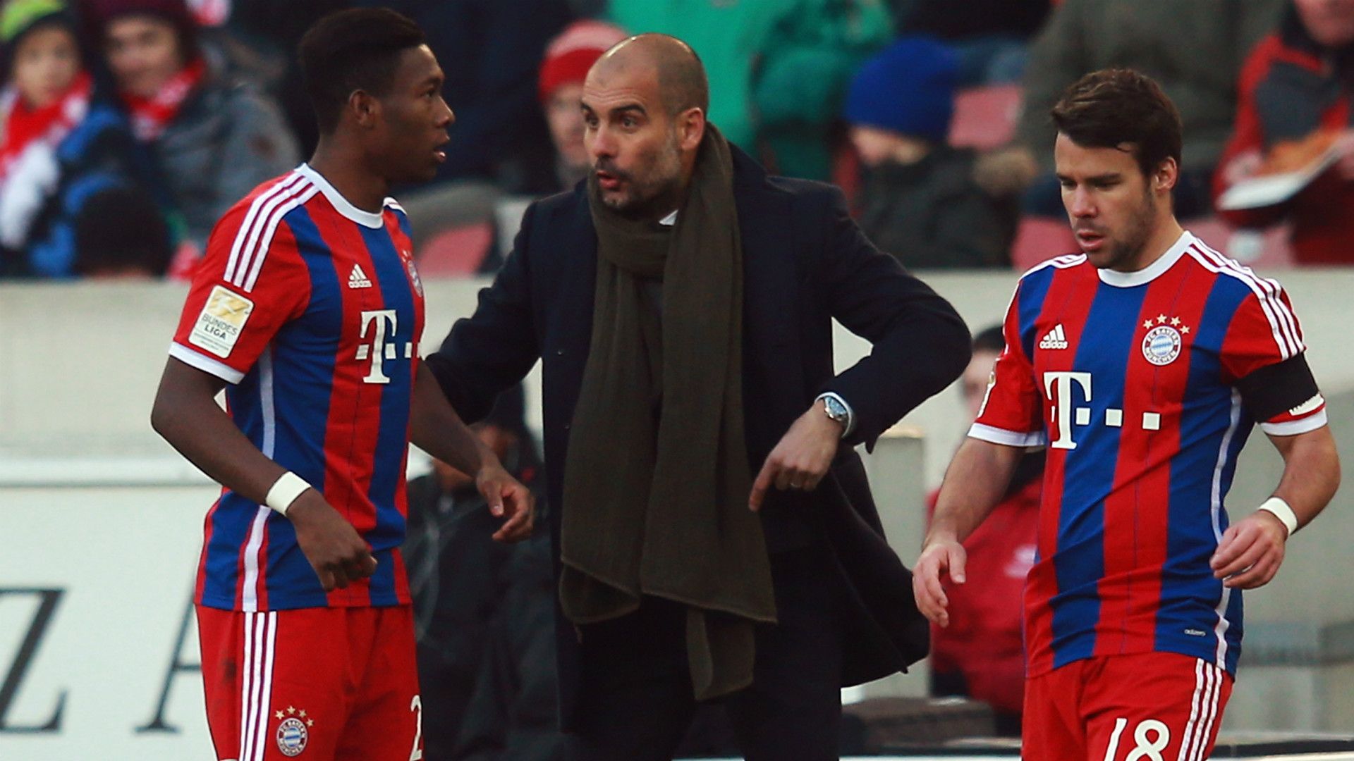David Alaba Pep Guardiola Juan Bernat FC Bayern Munchen