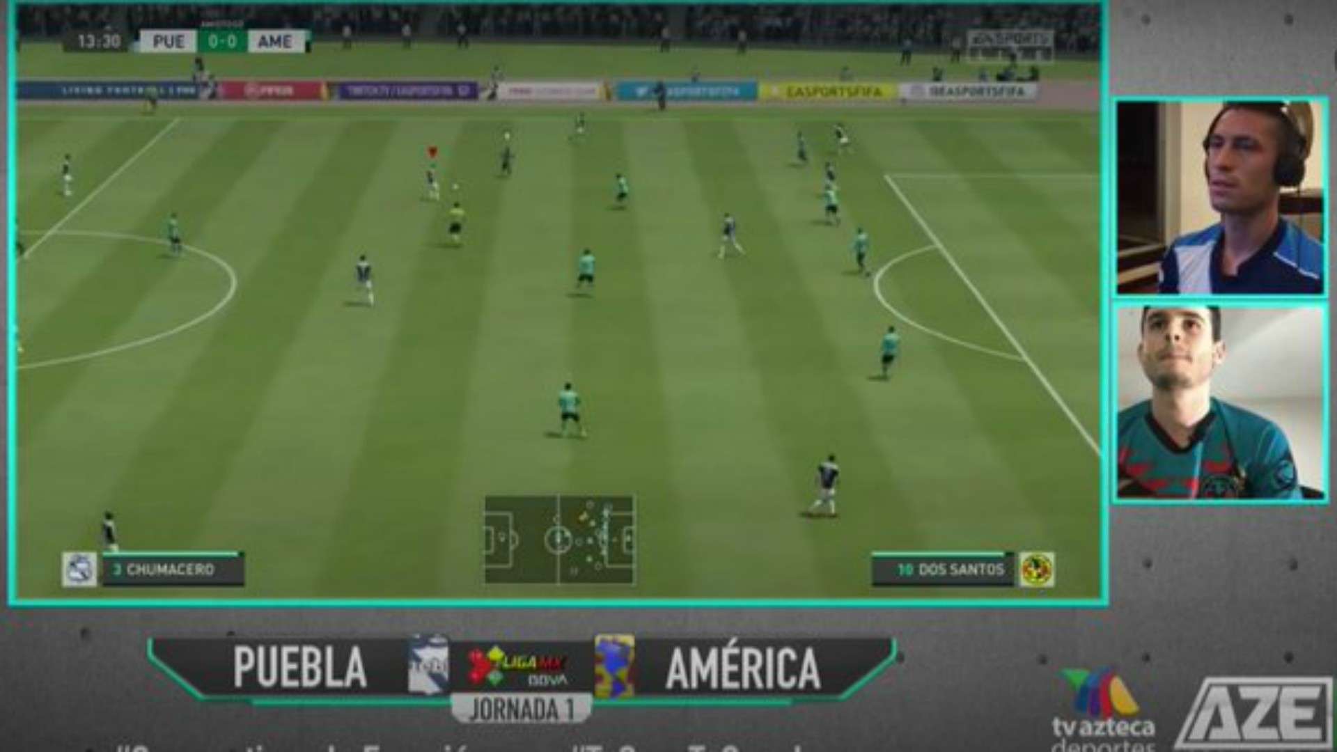 Puebla vs América eLiga MX 041020