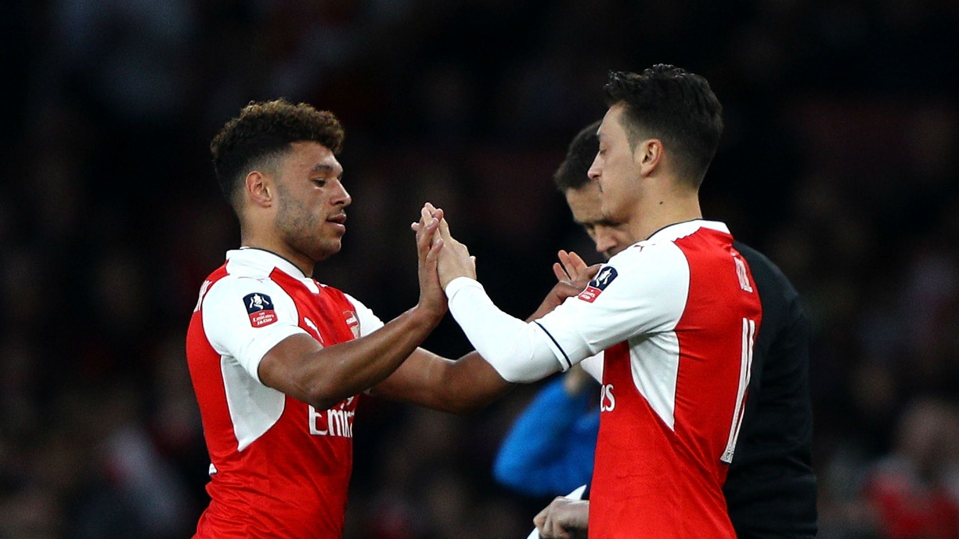 Alex Oxlade-Chamberlain Mesut Ozil Arsenal