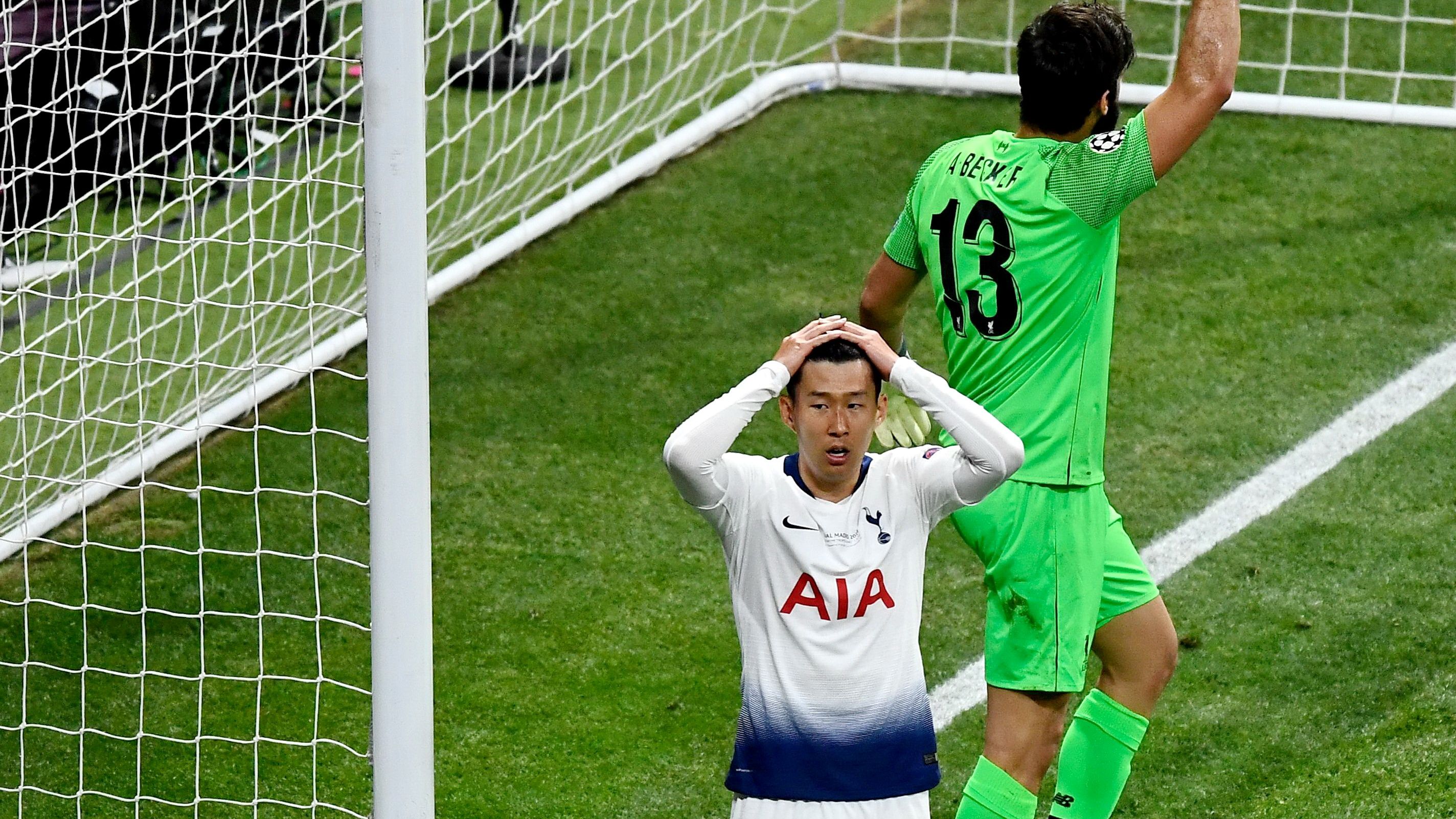 Son Heung Min Tottenham Liverpool Champions League