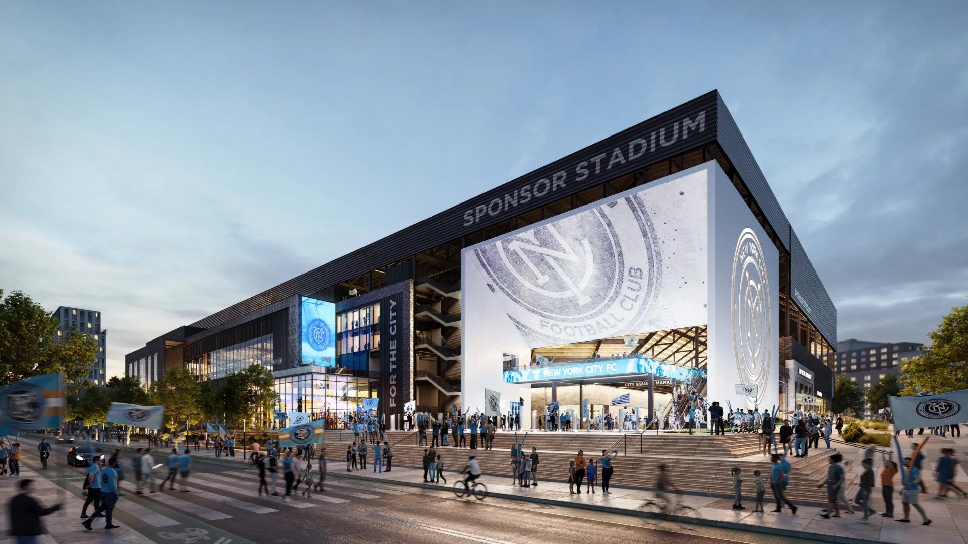 NYCFC rendering street