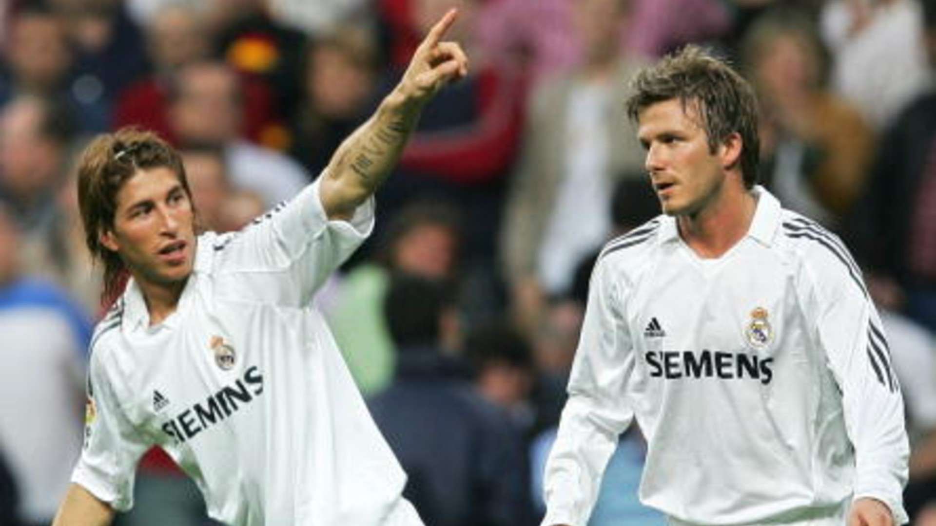 Sergio Ramos, David Beckham, Real Madrid