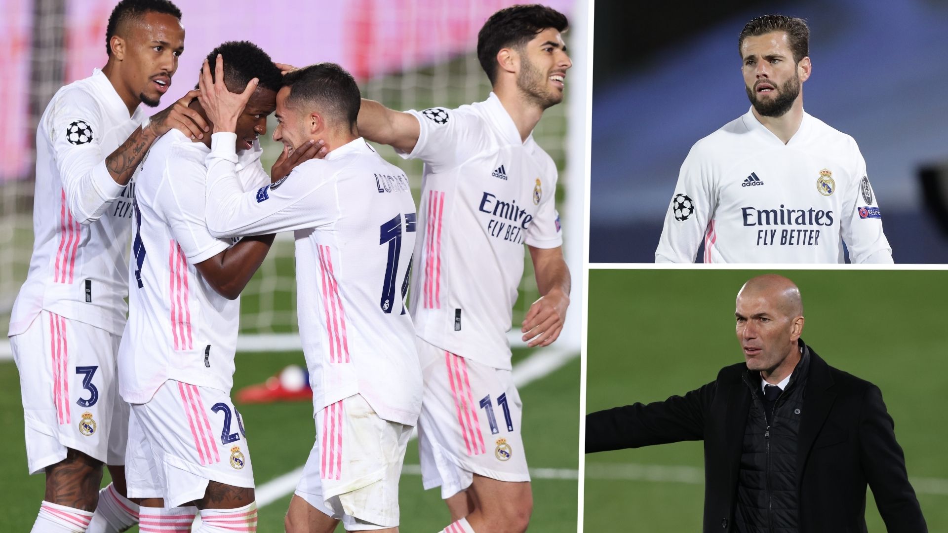 Eder Militao Vinicius Junior Lucas Vázquez Marco Asensio Nacho Fernández Zinedine Zidane Real Madrid Liverpool Champions League