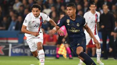 Marquinhos Casemiro Real Madrid PSG Champions League 2019