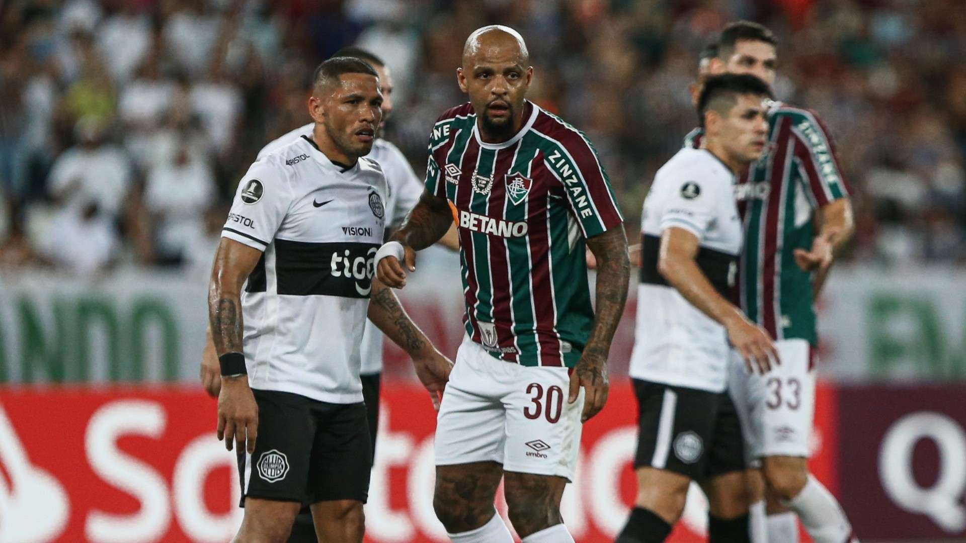 Felipe Melo Fluminense Olímpia Libertadores 09 03 2022