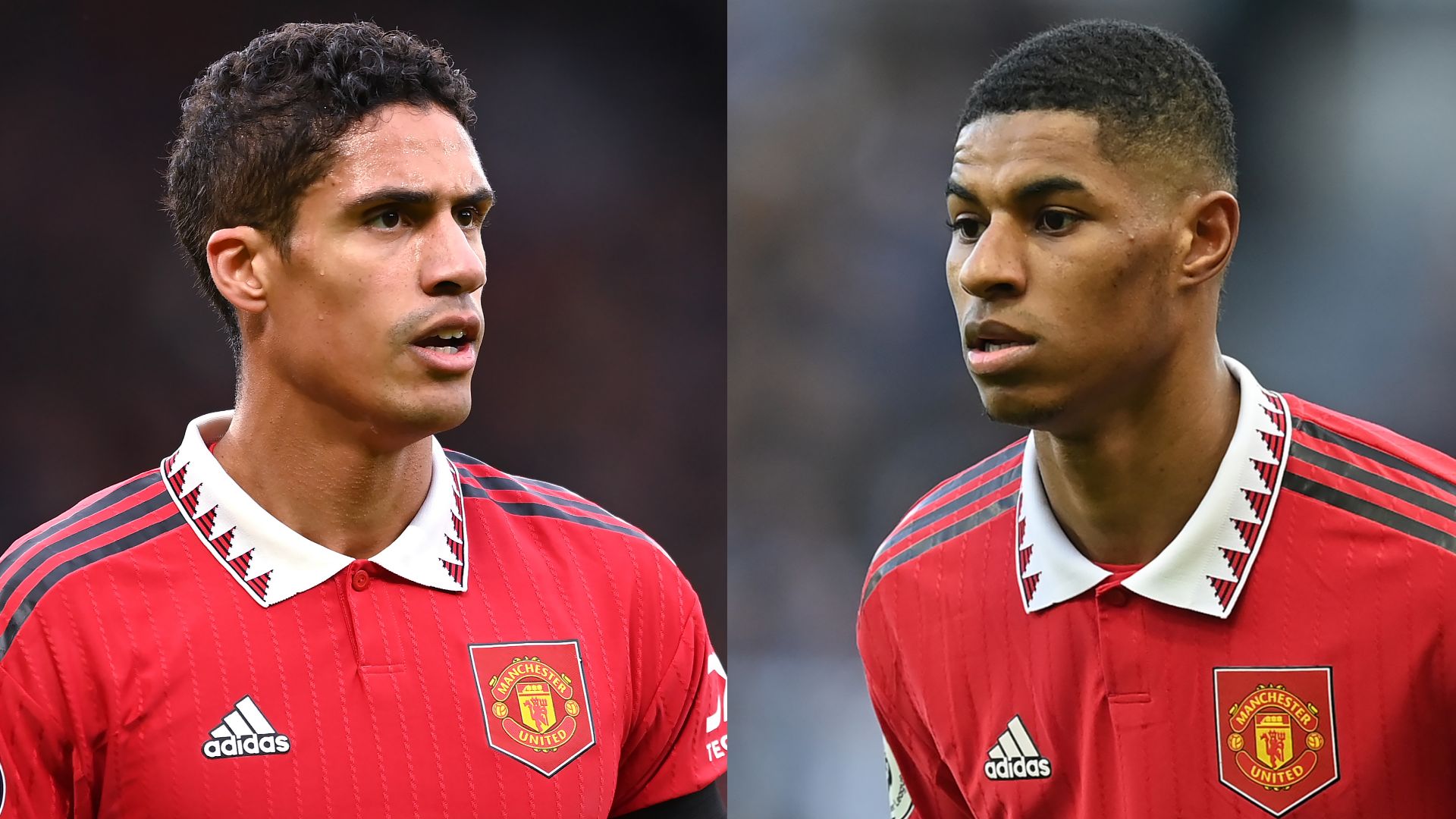 Raphael Varane Marcus Rashford