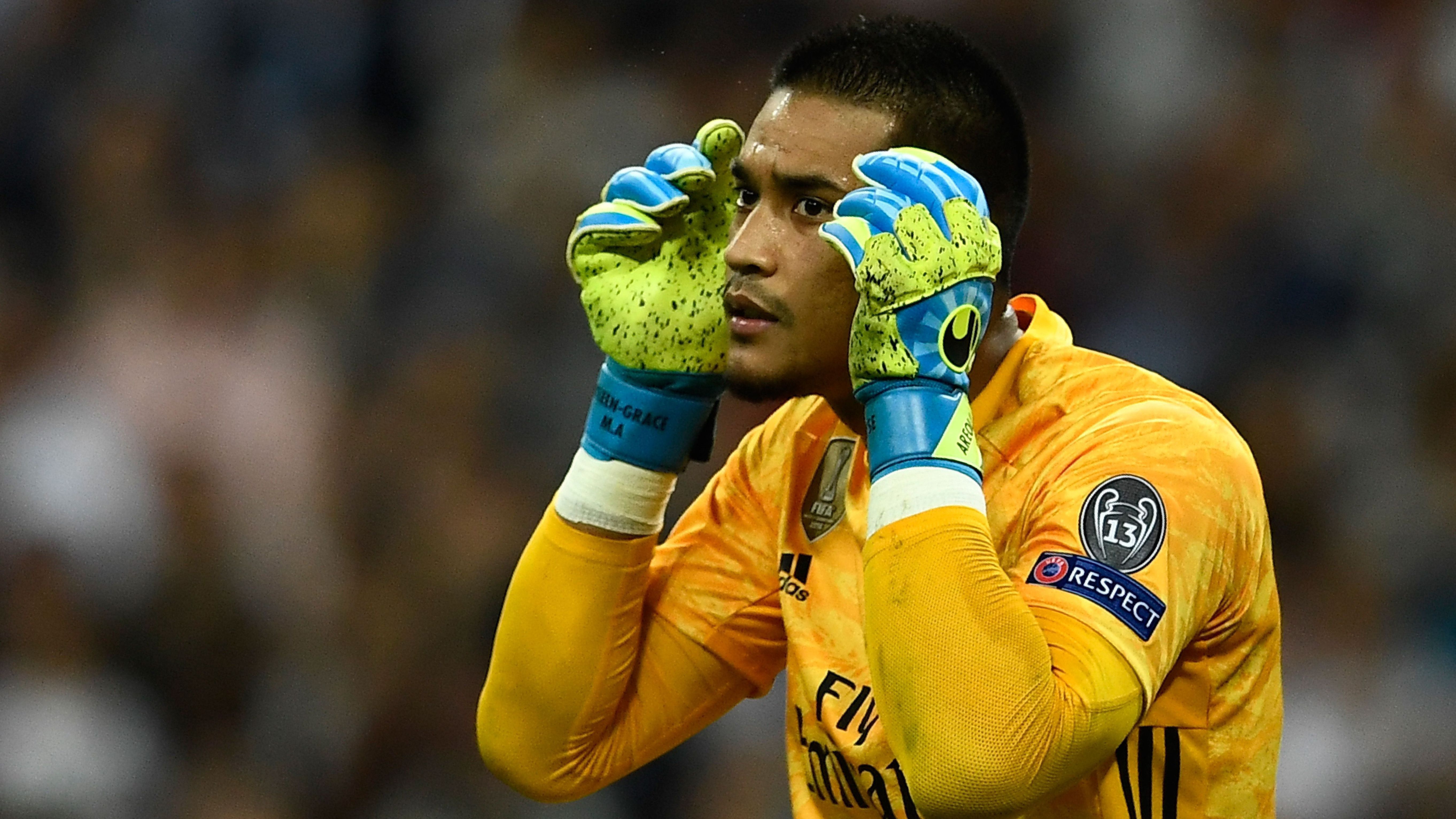 Alphonse Areola Real Madrid Club Brugge UCL 01102019