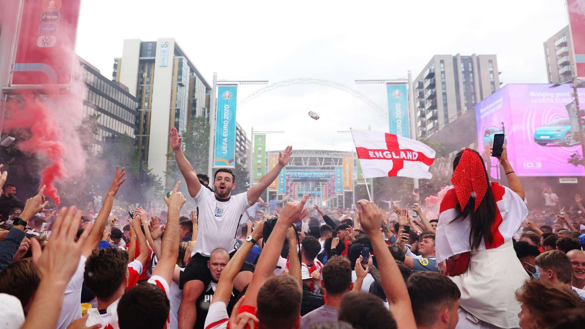 England fans Wembley Euro 2020 final