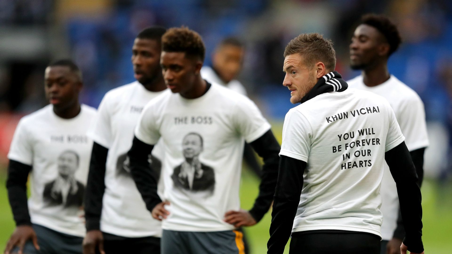 Leicester Cardiff Vichai tribute Premier League