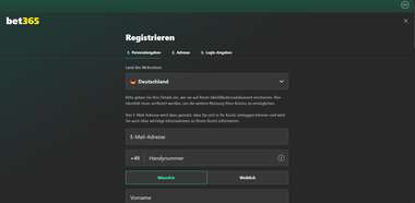 bet365 registrieren
