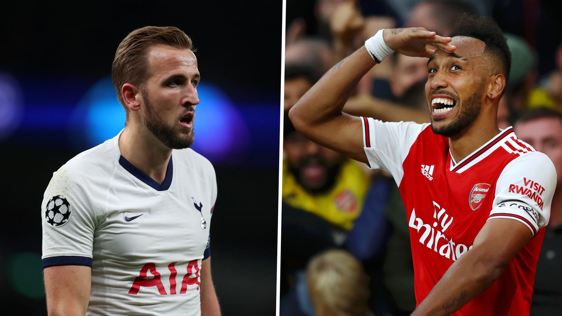 Harry Kane Tottenham Pierre-Emerick Aubameyang Arsenal 2019-20