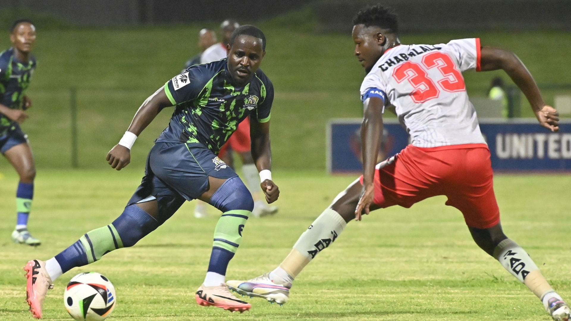 Gabadinho Mhango, Marumo Gallants & Justice Chabalala, Chippa United, January 2025.