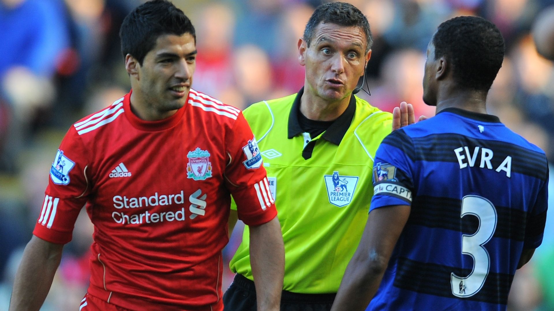 Luis Suarez Patrice Evra