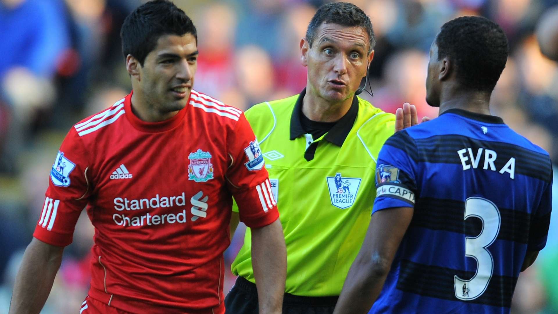 Luis Suarez Patrice Evra