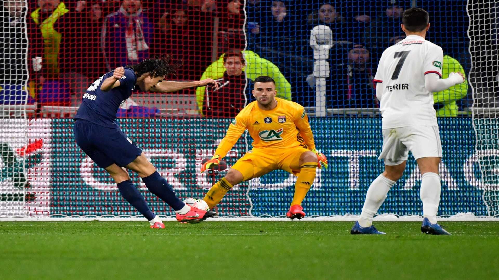 Lyon PSG Coupe de France Edinson Cavani 01032020 Getty Images