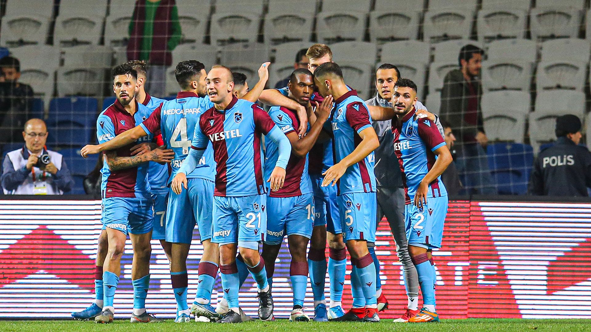Trabzonspor Goal Celebration Basaksehir Trabzonspor 10282019