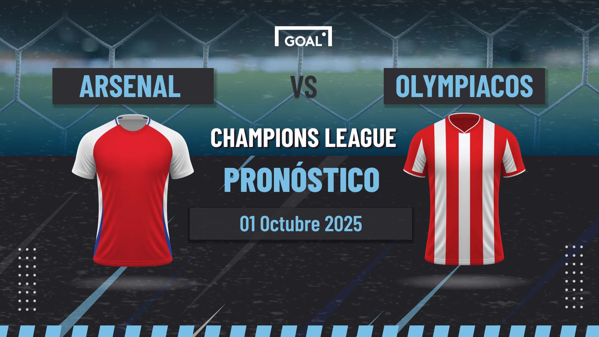 Arsenal vs Olympiacos Pronóstico y Apuestas Champions League | 01/10/25