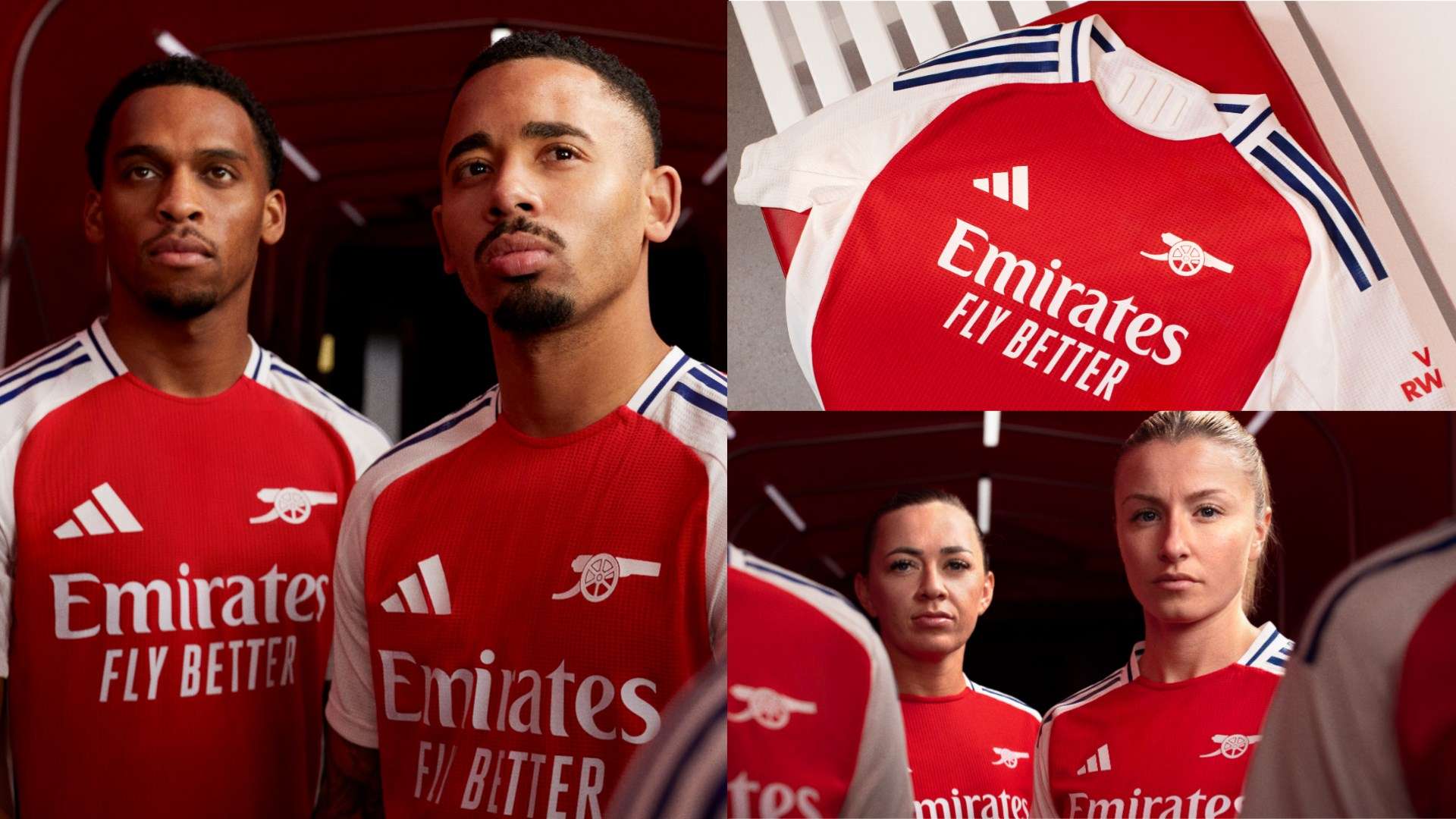 Arsenal 2024-25 home kit official adidas