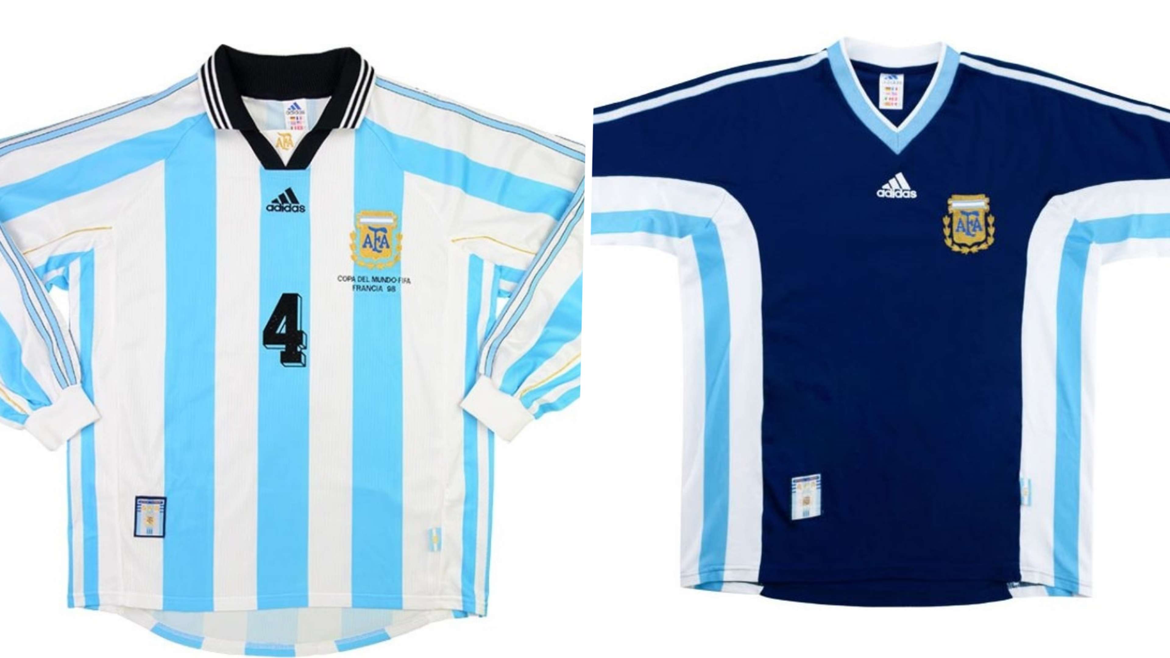 camisetas argentina 1998