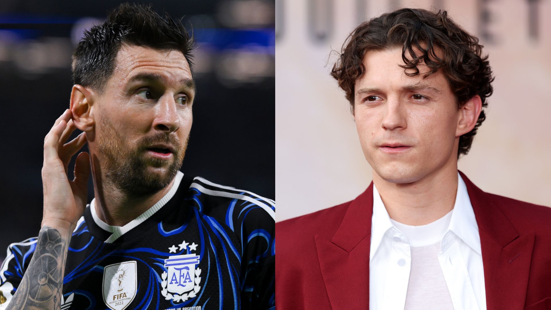 Lionel Messi Tom Holland