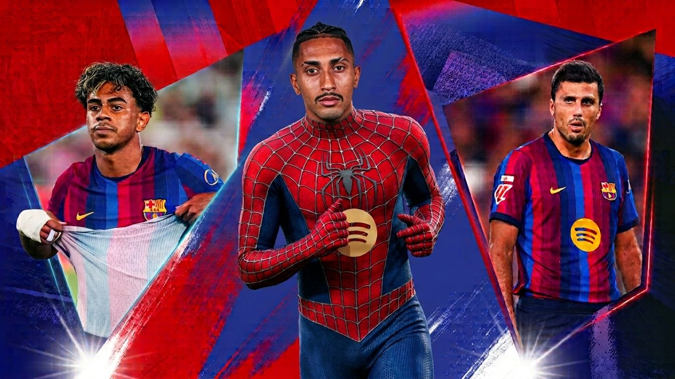 Raphinha Yamal Rodri Barcelona GFX GOAL ONLY