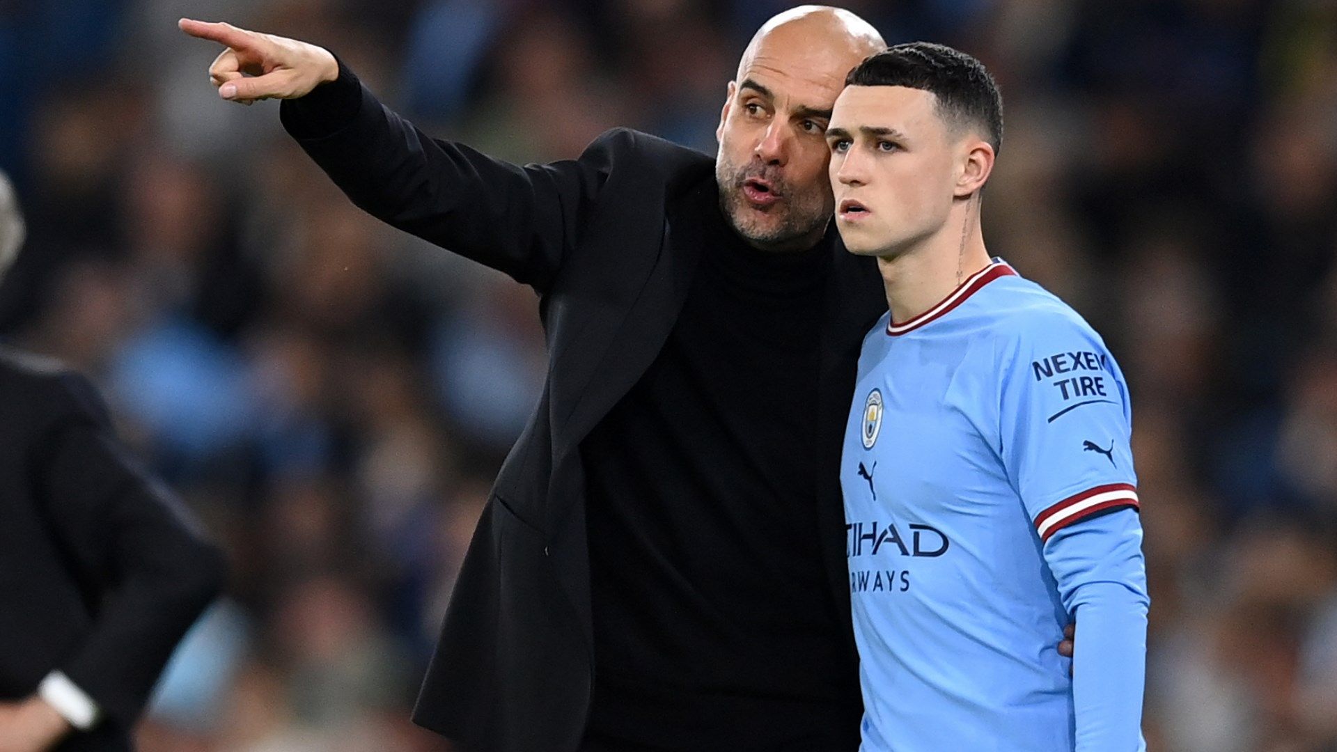 Pep Guardiola Phil Foden