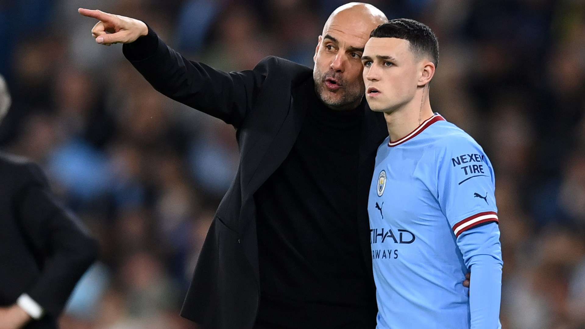 Pep Guardiola Phil Foden