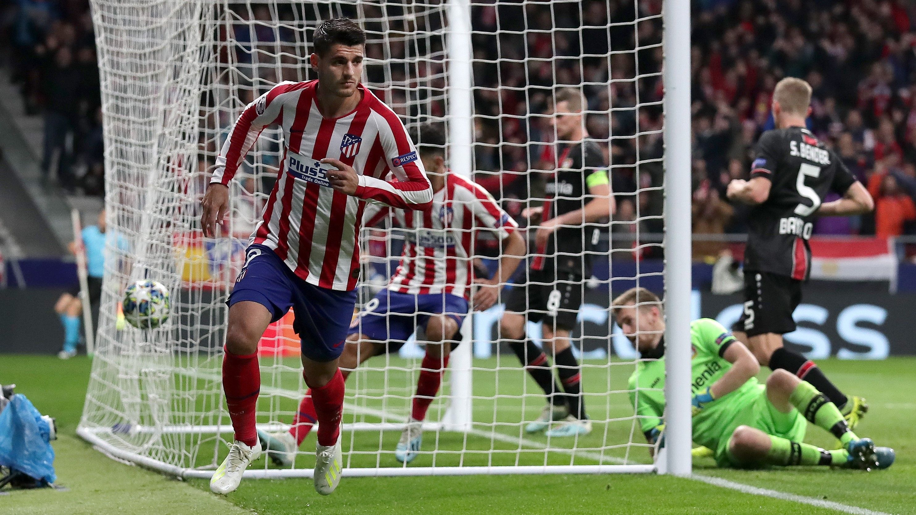 Alvaro Morata Atletico de Madrid Bayer Leverkusen UCL 22102019