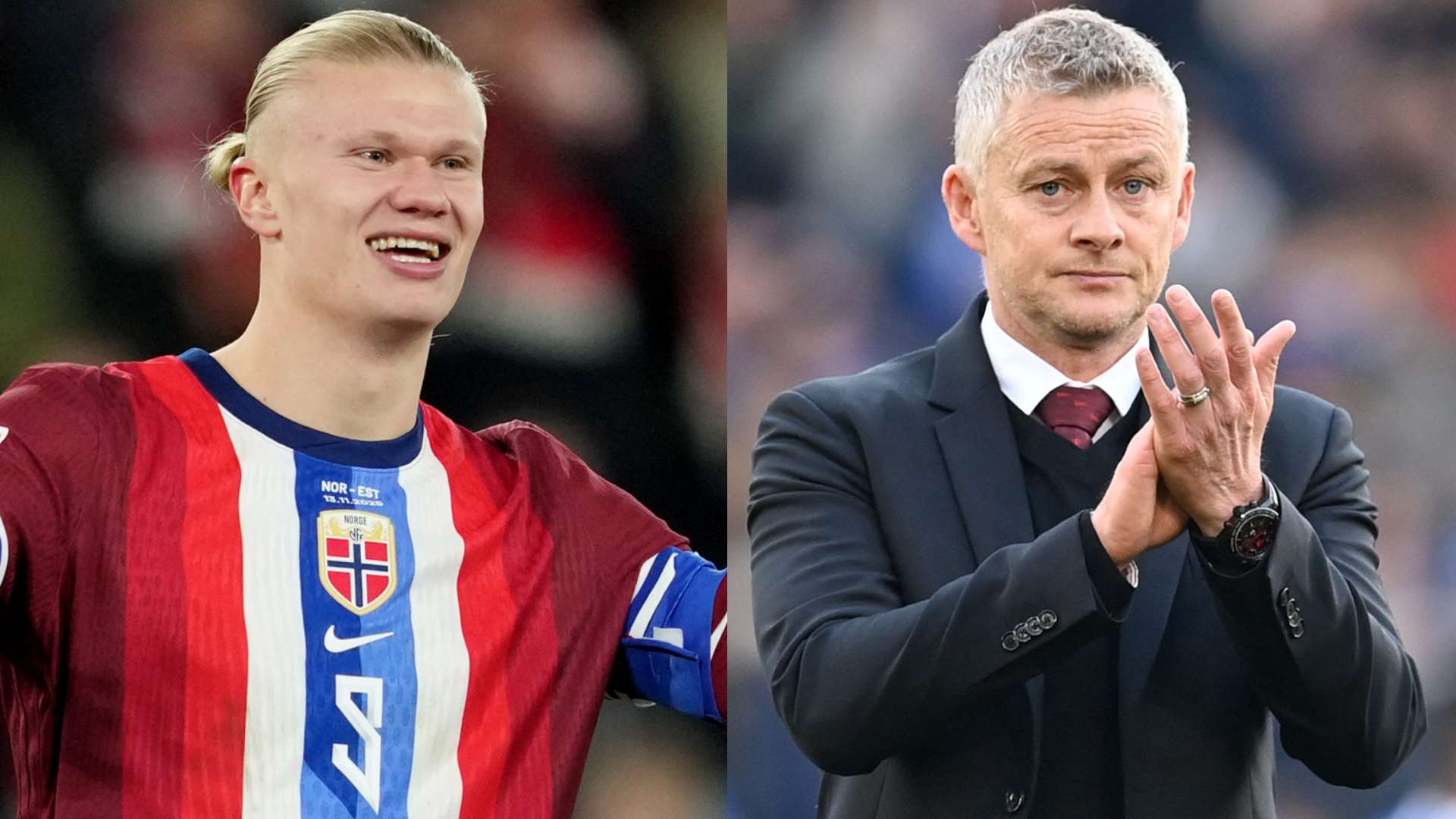 Erling Haaland Ole Gunnar Solskjaer Norway