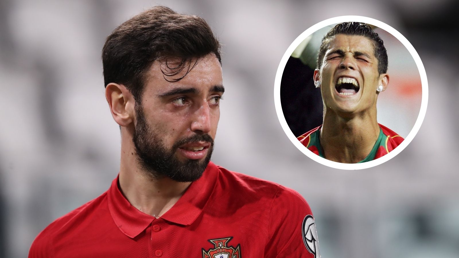 Bruno Fernandes Cristiano Ronaldo Portugal GFX